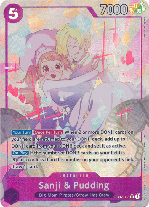 Sanji & Pudding (Alternate Art)
